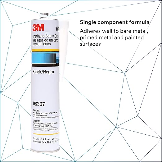 3M Urethane Seam Sealer, High Solids, Permanently Flexible, 310 mL/10.5 fl oz - Image 2