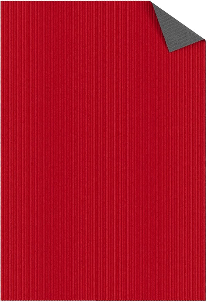 Ottomanson 6' x 6'6" Mud Mat Area Rug Scraper Carpet - Image 9