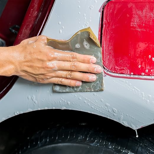 Dura-Gold Premium 150 Grit Wet or Dry Sandpaper Sheets, 5-1/2" x 9", Box of 25 - Image 4