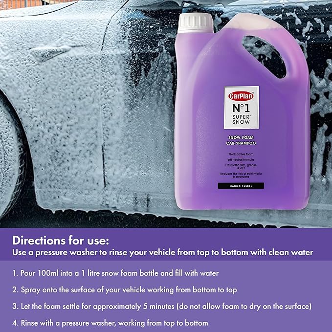 No.1 Super Snow Car Shampoo, 69 Fl Oz - Image 6