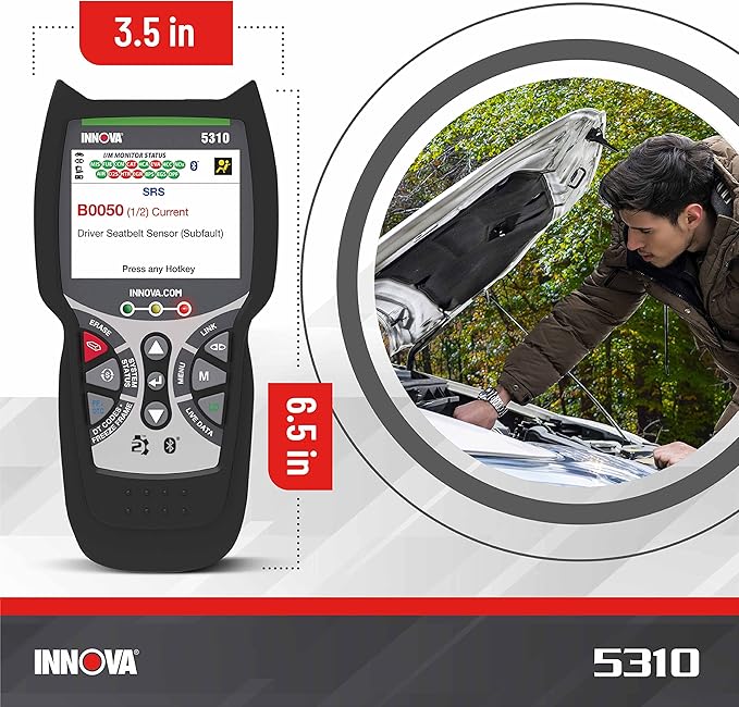 Innova 5310 OBD2 Scanner for ABS & Airbag - Image 9