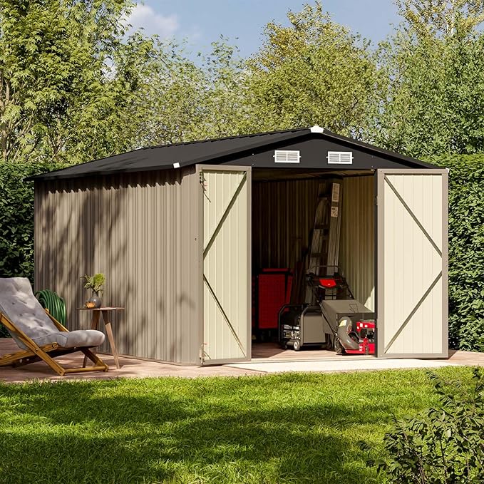 Patiowell 8 x 12 FT Metal Storage Shed - Image 2