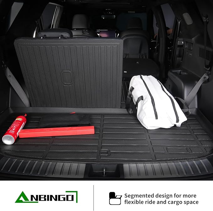 ANBINGO® Floor Mats & SeatBack Cargo Liner | CX90 2024-2025 7 Passenger | 2nd - Image 5