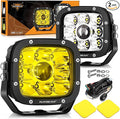 Auxbeam 5 Inch LED Pods, XP-Ultra Series Offroad Driving Light 110W Super by Auxbeam