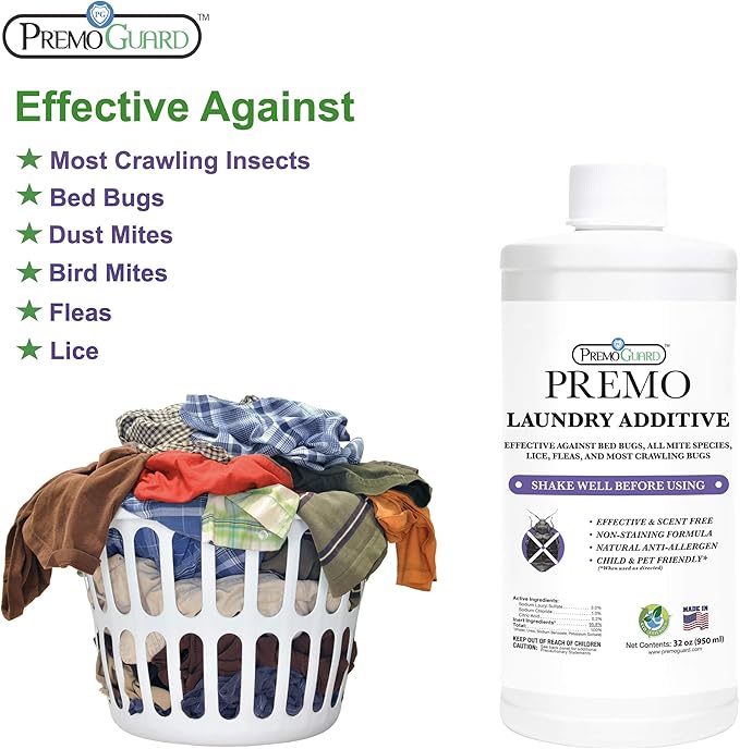 Premo Guard Bed Bug & Mite Laundry Detergent Additive 32 oz – Child & Pet - Image 3