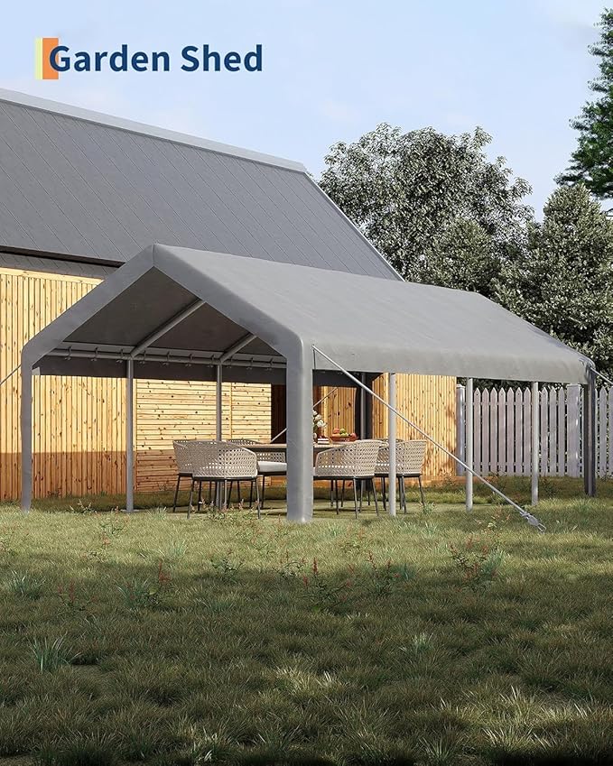 13 x 25FT Heavy Duty Carport - Image 2