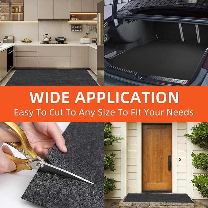 Garage mats for Floor, 8.5 x 6.6 Ft, Garage Floor mats for Under car, Oil Spill - Image 4