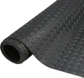 7.5 x 17 FT Garage Floor Mat, 2.5 mm Thickness Diamond PVC Garage Flooring Roll by Goldshire