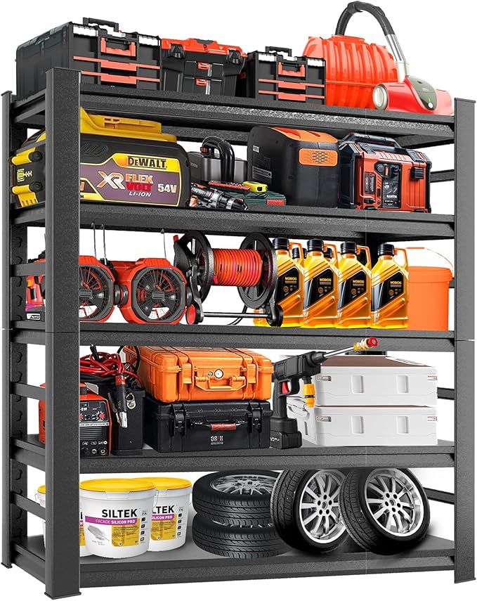 Adjustable Heavy Duty Metal Garage Shelving Unit by Notmise