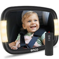 Onco LED Baby Car Mirror with Light by Onco