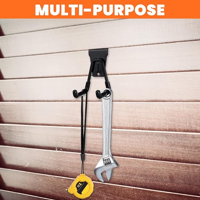 12 Pack Slatwall Hooks Heavy Duty Slatwall Accessories Garage Slatwall Hooks - Image 4