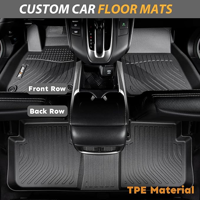 AIPOIL® Floor Mats for 2013-2016 Ford Fusion & Lincoln MKZ | Front & 2nd Row | - Image 2