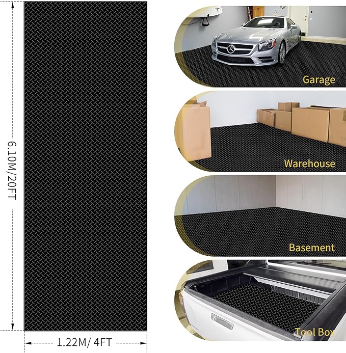 Premium Garage Floor Mat, Commercial Grade Heavy Duty Parking Mat - Image 7