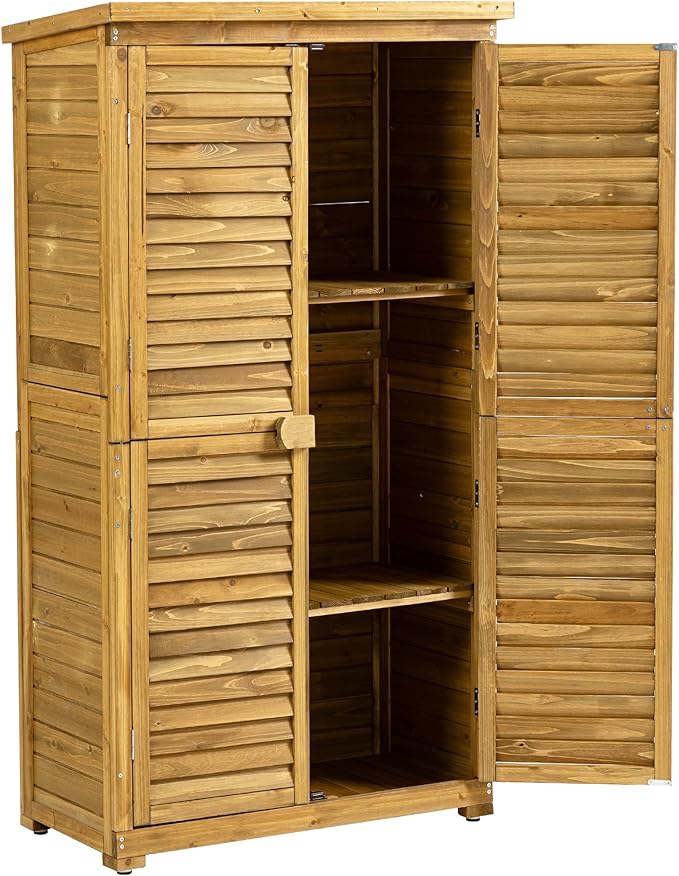 63 "H x 34.25 "L x 18.5 "W Vertical Garden Shed - Image 8