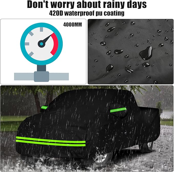 Waterproof Car Cover Compatible - Image 4