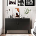 2 Door Storage Sideboard, Metal Storage Cabinet by Washsemba