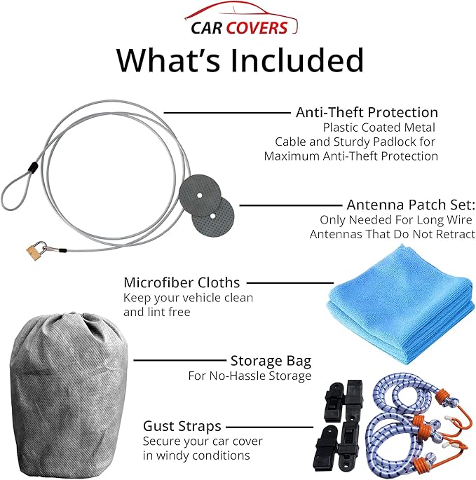 Weatherproof Outdoor Gray Color Truck Cover Compatible - Image 7