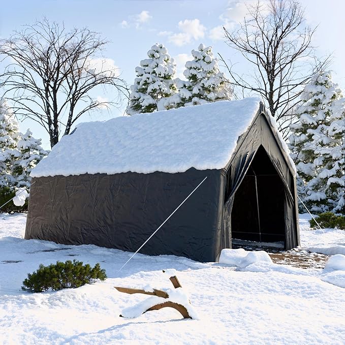 Portable Garage, 13 x 24 FT Heavy Duty RV Carport Canopy, Reinforced Steel - Image 6