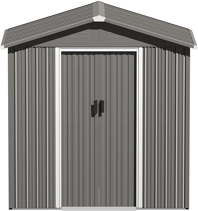 Nuu Garden 6 x 4 FT Outdoor Storage Shed - Image 9