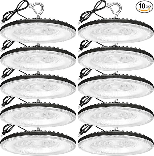 100W UFO Led High Bay Light, IP66 Waterproof, 15050LM 5000K Daylight Area by XYCN