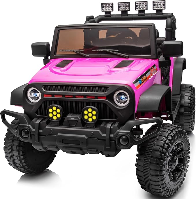 4WD Kids Ride on Car Truck, 12V 7Ah Kids Electric Vehicles Car Ride on Toy by Hikiddo