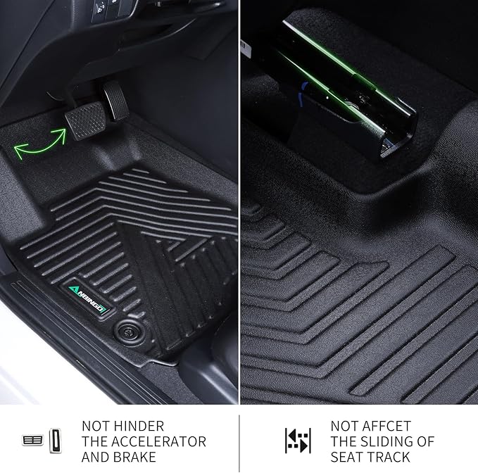 ANBINGO® 2025 Honda Ridgeline Floor Mats, Fit - Image 4