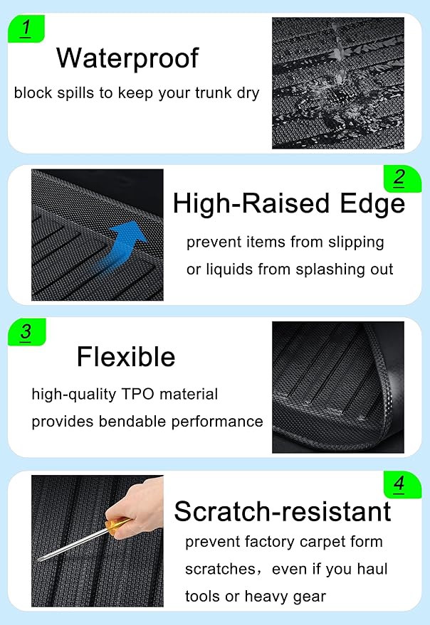 CRV Floor Mats Compatible with 2023-2026 Honda CR-V，All Weather Protection - Image 4