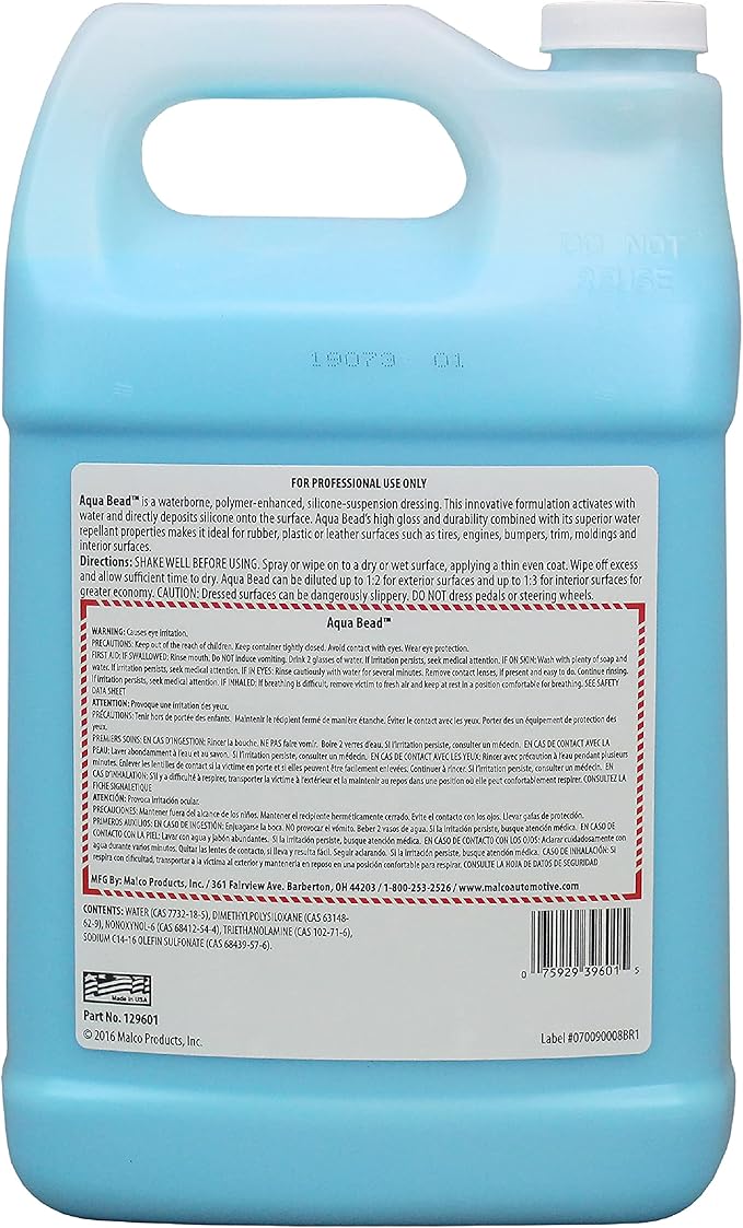 Malco Aqua Bead Water Based Dressing - Image 2