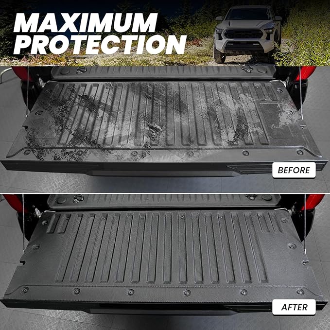 LASFIT Tailgate Mat for Toyota Tacoma 2024 2025, All Weather Truck Tailgate - Image 5