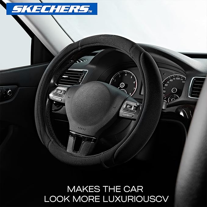 Skechers Steering Wheel Cover, Memory Foam Car Steering Wheel Cover, - Image 3