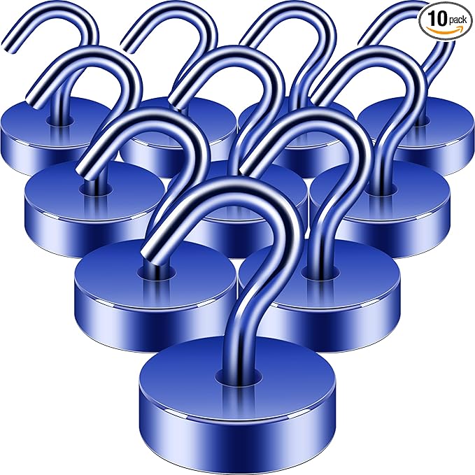 Neosmuk Magnetic Hooks, Cruise Ship Essentials, 40lb+ Heavy Duty Magnetic Hooks by Neosmuk