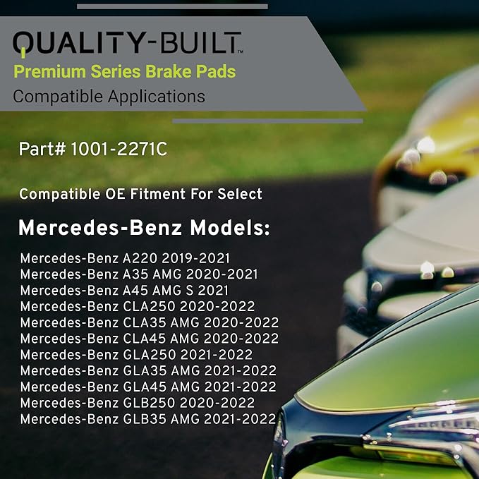 Premium Ceramic Rear Brake Pads Compatible - Image 3
