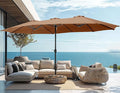 PHI VILLA 15ft Large Patio Umbrellas by PHIVILLAThepioneerofcomfortablehouseholdsupplies