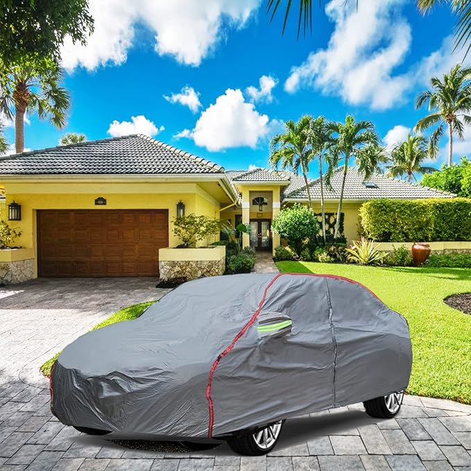 Waterproof Zipper Doors Pickup Car Cover, Ram 1500 2500/ Chevy Avalanche - Image 3