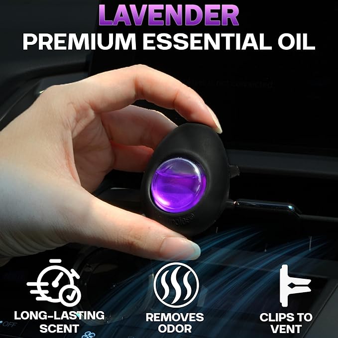 Air Jungles Car Air Freshener Vent Clip 3 Count, Lavender Scent, 4 ml Each - Image 5
