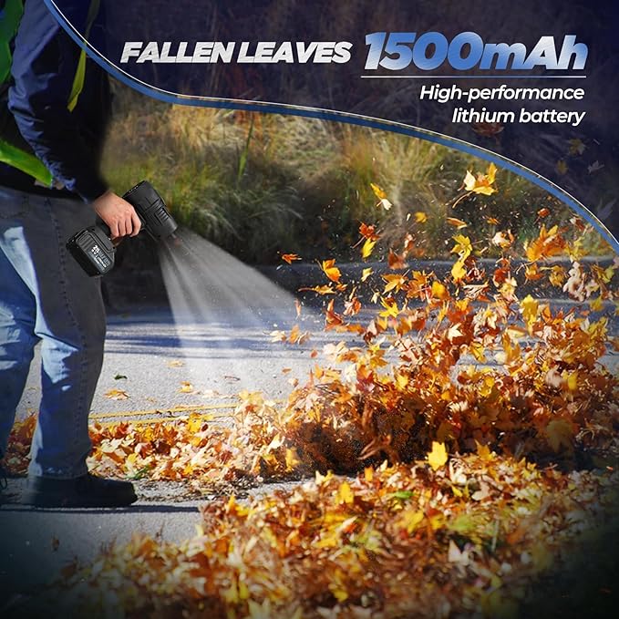 Saker Cordless Leaf Blower Portable Dust Cleaner Handheld Blower 180000 RPM - Image 3