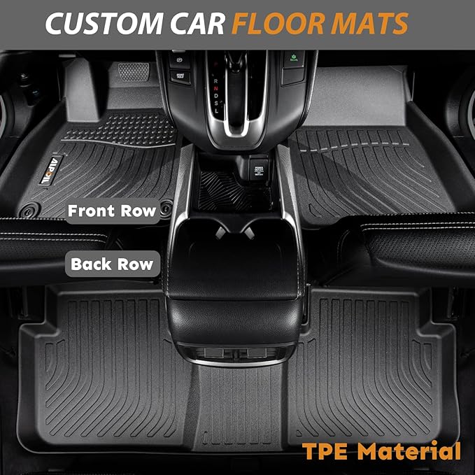AIPOIL® Floor Mats for 2024-2025 Ford Ranger Supercrew All Weather Protection - Image 2