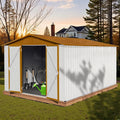 10 x 12 FT Outdoor Storage Shed, Metal Garden Tool Shed by Unknown