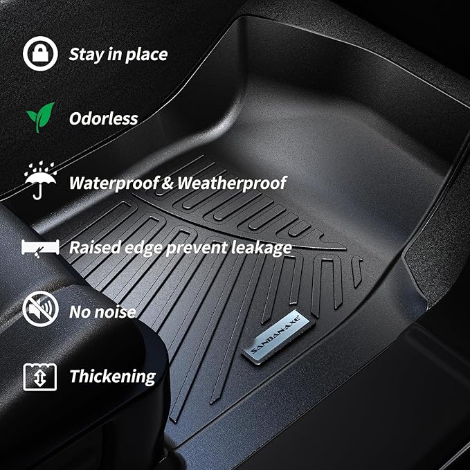 Floor Mats & Trunk Mat for Chevrolet Tahoe 2015-2020 Bucket Seat &GMC Yukon（Not - Image 6