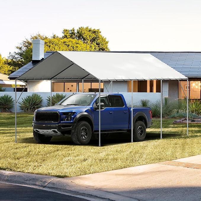 VEVOR 10x20' Canopy Replacement Cover Heavy Duty, Carport Garage Top Tent - Image 9