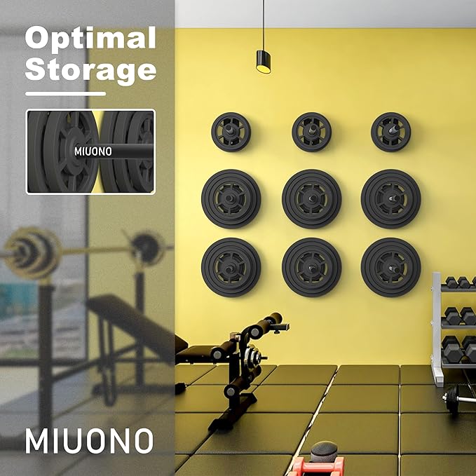 Weight Plate Holder, Wall Mounted Weight Rack Storage - Image 5