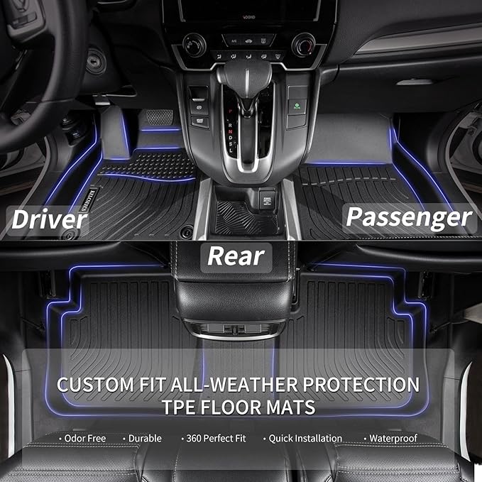 KELCSEECS Floor Mats Custom for Nissan Rogue 2020 2019-2014 All Weather - Image 2
