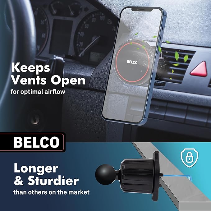 Belco Magnetic Phone Holder for Car – Adhesive Car Phone Mount - Image 5