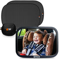 Onco Baby Car Mirror & Car Window Shades Bundle by Onco