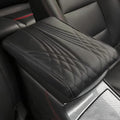Leather Car Armrest Box Mat by Unknown