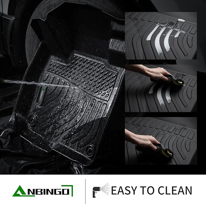 ANBINGO®-Floor Mat for Genesis GV80 2021-2026 5 Seats, TPE All Weather - Image 6