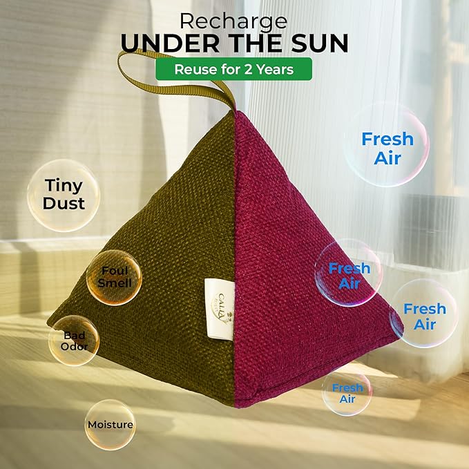 4 Pack Bamboo Charcoal Air Purifier Bags 200 Grams Each - Image 4