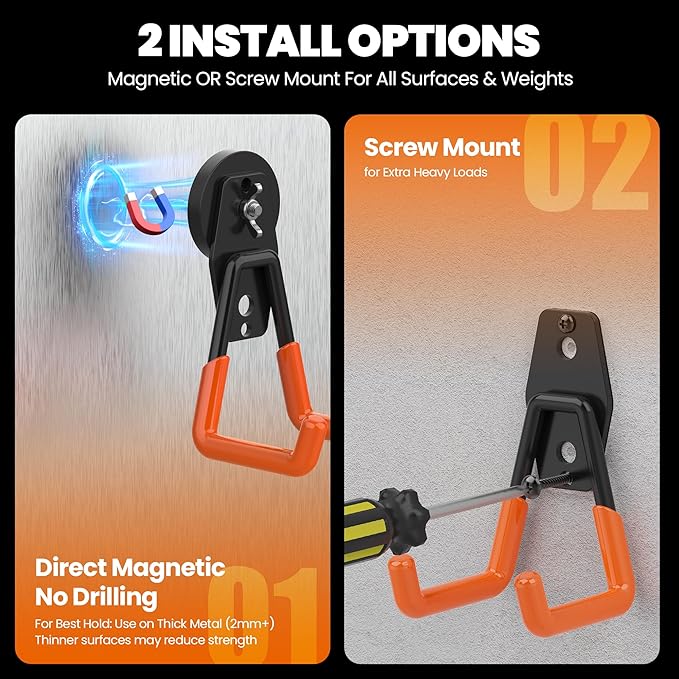Large Magnetic Hooks Heavy Duty Extra Strong Magnetic Garage Hooks Big NdFeB - Image 7
