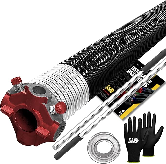 Garage Door Torsion Spring 218x1.75x29 Includes 1” Steel Bearing, Non-Slip by GASHardware