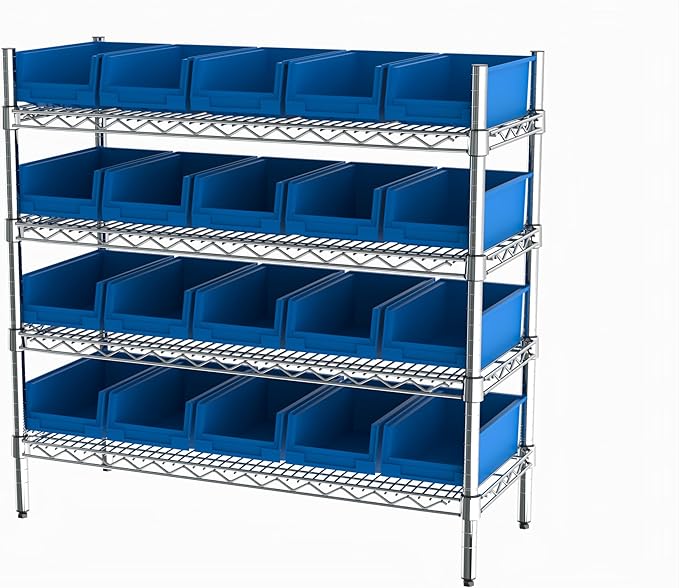 Hudson Exchange 36x14x33, Industrial Wire Shelving Unit by HudsonExchange